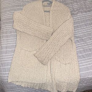 Sabrina Lauren cream cardigan.